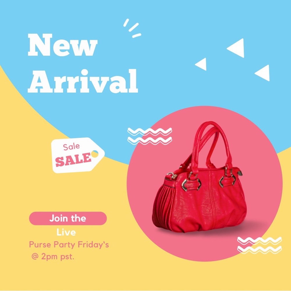 Posh Purse Party Friday’s at 2pm pst.